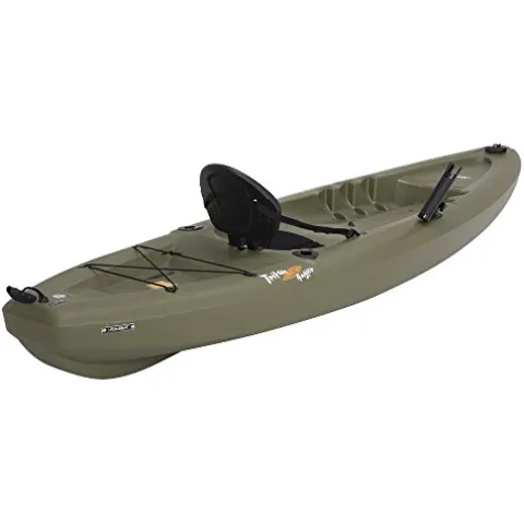 Lifetime Triton Angler 100 Fishing Kayak Olive Green
