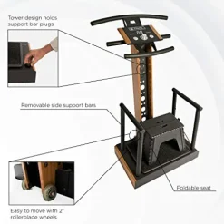 LifetimeVibe Whole Body Vibration Plate Cherrywood