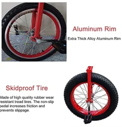 LJYT 24inch Unicycle for Trek Sports, Heavy Duty Frame Balance Bike