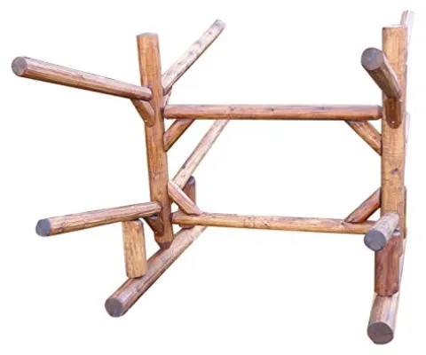 Log Kayak Rack 4 Place Canyon Brown Finish