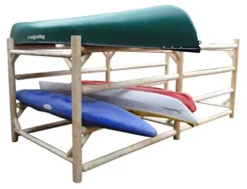 Log Kayak Rack Commercial Kayak Storage Rack Unfinished