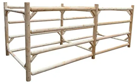 Log Kayak Rack Commercial Kayak Storage Rack Unfinished