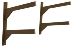 Log Kayak Rack Wall Kayak Holder Nutmeg Brown