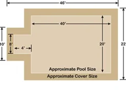 Loop – Loc In-Ground Pool Safety Cover Tan