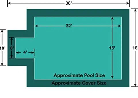 Loop – Loc Rectangle Mesh In-Ground Pool Safety Cover Green