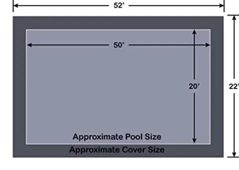 Loop-Loc Aqua-Xtreme Mesh Rectangle Pool Safety Cover Steel Gray