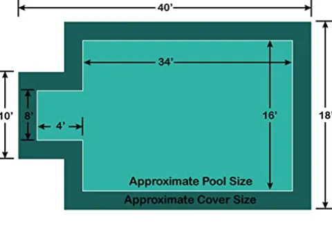 Loop-Loc Pool Safety Cover Green