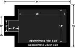 Loop-Loc Pool Safety Cover Black