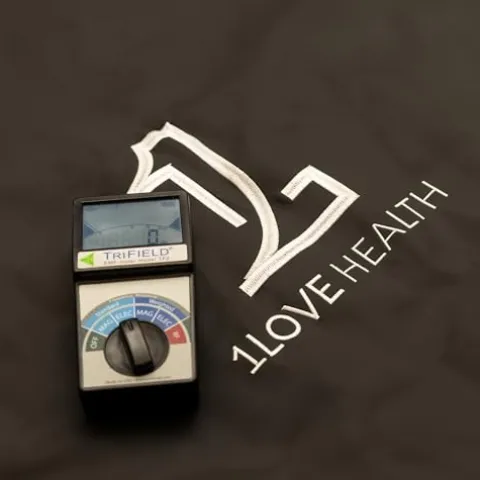 1Love Sauna Blanket Pro Far Infrared with Amethyst Crystals Black