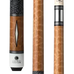 LUCASI Custom Diamond Series Pool Cue Apitong Inlays