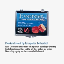 LUCASI Custom LZC26 Pool Cue Stick 12.75mm Shaft Uni-loc Soft Case