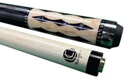 LUCASI Custom+Hybrid LZ2004BK Pool Cue Stick with Zero Flexpoint Low Deflection Shaft & Uni-loc Quick Release Joint + Rage Heavy Hitter Break CUE