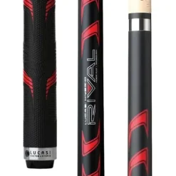 Lucasi Hybrid LHRV21 Rival Series Pool Cue Red