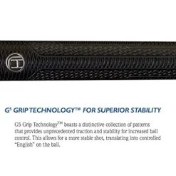 Lucasi Hybrid LHT88 Thorsten Hohmann Cue with Zero Flex Slim Technology Shaft Black 18-Ounce