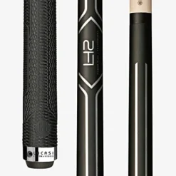 LUCASI LHC14 Pool Cue Stick Matte Black Metallic Silver Uni-loc Kamui Soft