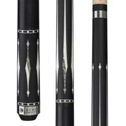 LUCASI LUX59 Two-Piece Billiards Pool Cue Stick 18-21 oz w/ 11.75 mm LD Shaft