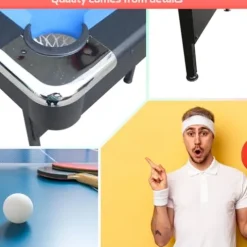 LWDUDE Upgraded 5.5 FT Portable Pool Table Blue