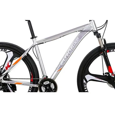 LZBIKE Aluminum Alloy Mountain Bike 21 Speed Shock Absorption Silver