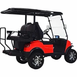 M MASSIMO MOTOR Electric Golf Cart Red
