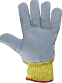 Magid Glove & Safety Cut Master Deerskin Leather Palm Glove Yellow 8 (Pack of 12)
