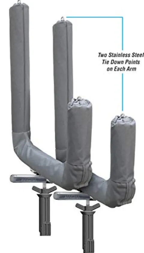 MAGMA Products R10-625 Storage Rack Kayak/SUP Rod Holder Mounted One