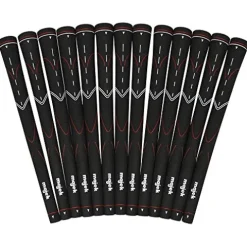 Majek Grips 200 pcs Tour Pro Midsize Golf Grips Black