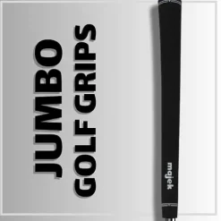 Majek Grips Men’s Jumbo Size Tour Pro Velvet Golf Grips Black