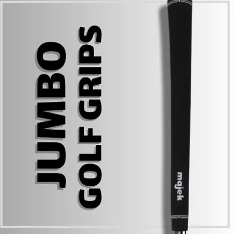 Majek Grips Men’s Jumbo Size Tour Pro Velvet Golf Grips Black