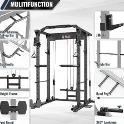 MAJOR LUTIE Fitness PLM03 All-in-One Power Cage Red