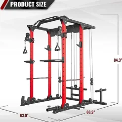 MAJOR LUTIE Fitness Power Cage Red