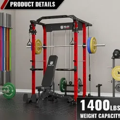 MAJOR LUTIE Fitness Power Cage Red