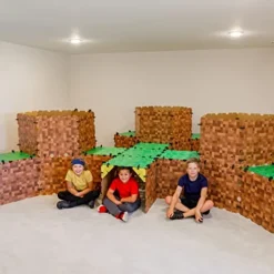 Make-A-Fort Minecraft Explorer Kit 3 Pack Brown