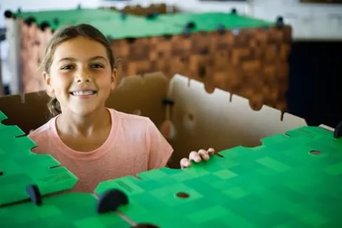 Make-A-Fort Minecraft Explorer Kit 3 Pack Brown