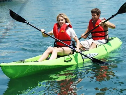 Malibu Kayaks Pro 2 Tandem Sit on Top Kayak Lime