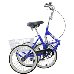 Mantis Tri-Rad Folding Adult Tricycle Blue