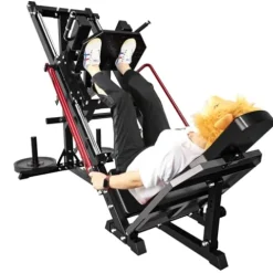 Mappding Leg Press Hack Squat Machine Red