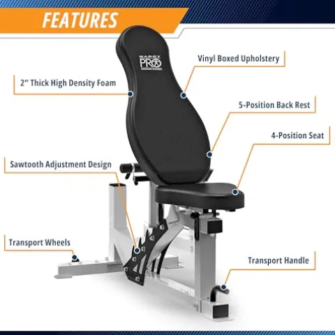 Marcy 3 in 1 Smith Machine Home Gym System Black