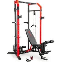 MARCY Power Cage System with Adjustable Weight Bench SM-7393 Multi