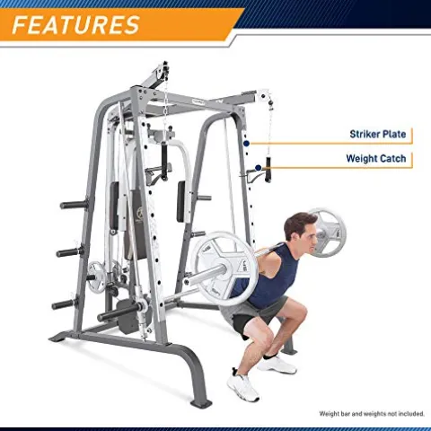 Marcy Smith Cage Workout Machine Silver