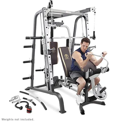 Marcy Smith Cage Workout Machine Silver