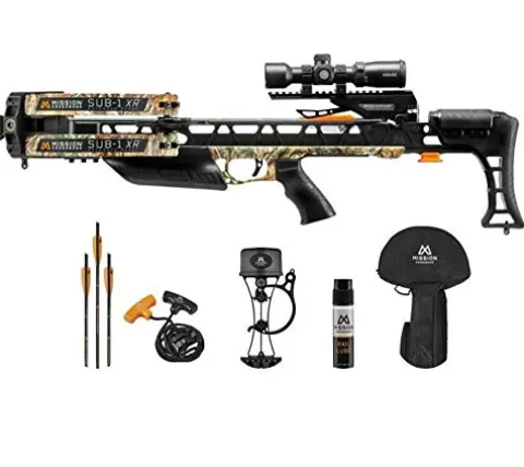 MATHEWS Mission Archery Sub-1 XR 410FPS RT Edge Camo Crossbow Pro Package Camouflage