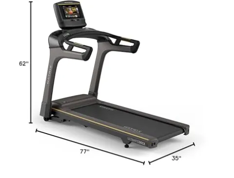 Matrix Fitness T30 Treadmill with XER Console Black/Yellow