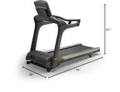 Matrix Fitness T75 Treadmill with XR Console Black/Yellow