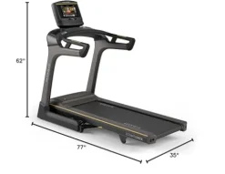 Matrix Fitness TF30 Treadmill with XER Console Black/Yellow