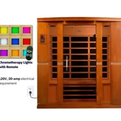 Maxxus Sauna Dynamic Bergamo 4-Person Low EMF Far Infrared Sauna