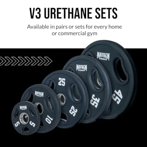 Mayhem Strength V3 Urethane Plates Black