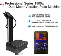 MCP Fitness Professional Dual Motor Full Body Vibration Platform Plate Exercise Fitness Machine