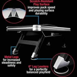 MD Sports 7.5′ Titan Air Powered Hockey Overhead Score Table White/Black