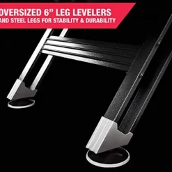 MD Sports 7.5′ Titan Drop Pocket Table with Pool Ball and Cue Stick Set Black/Silver