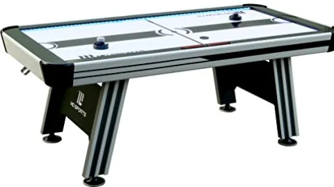 MD Sports Arcade Air Hockey Table White/Black/Gray